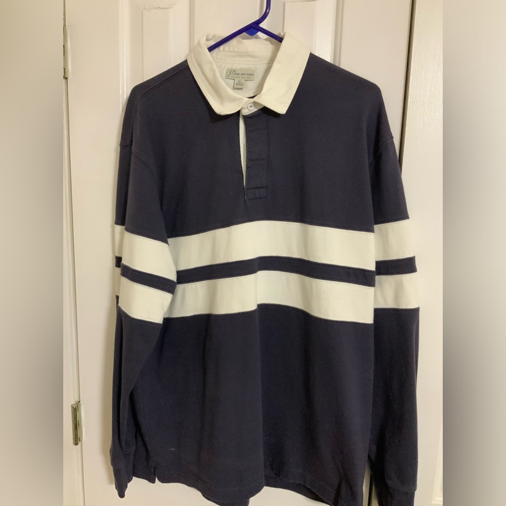 J. Crew Rugby shirt, size XL, Navy
